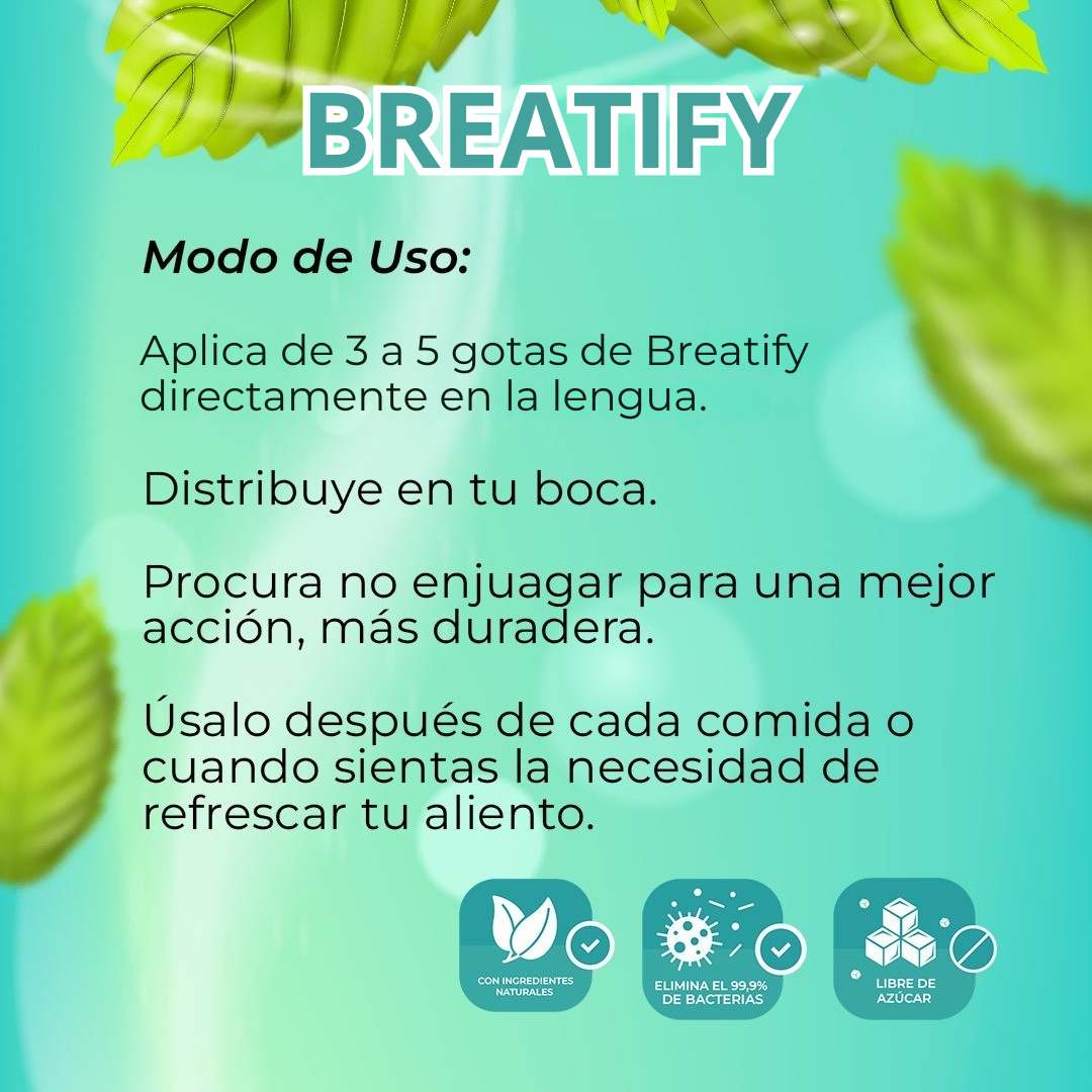 💚PROMÓCION DE VERANO PAGUE 1 LLEVE 2 Y 50%OFF💚 BREATIFY [+1 REGALO EXCLUSIVO]